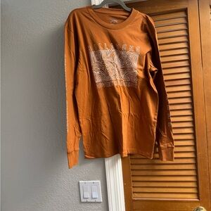 Billabong Orange Long Sleeve Shirt